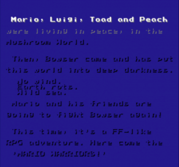 Mario Fantasy Adventure (FF1 Hack)